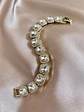 Maxi Pulsera Cintillo Circones Cuadrados Gold - Miniatura 2