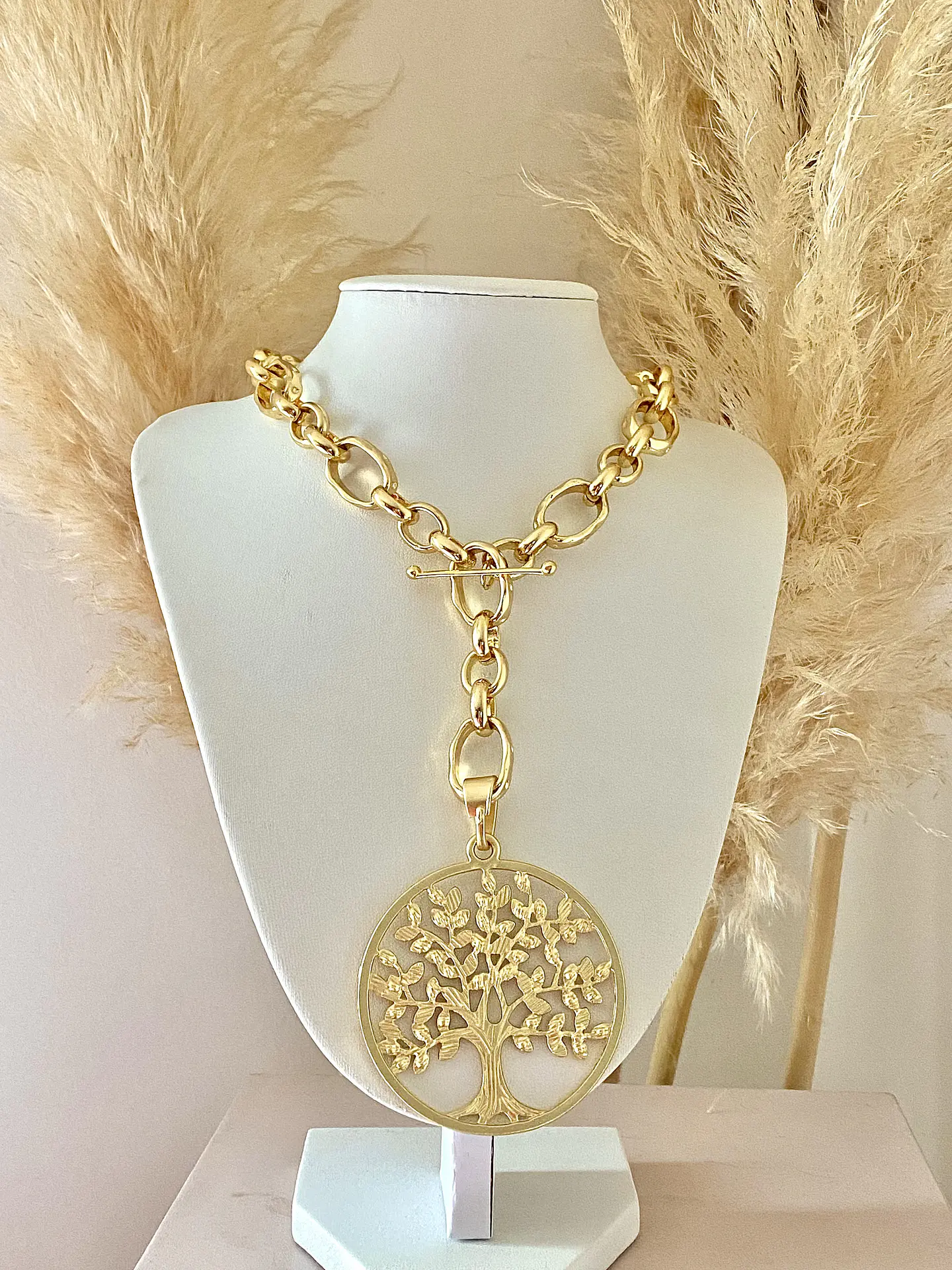 Collar Maxi Medallón Árbol de la Vida gold 3