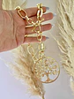 Collar Maxi Medallón Árbol de la Vida gold - Miniatura 6