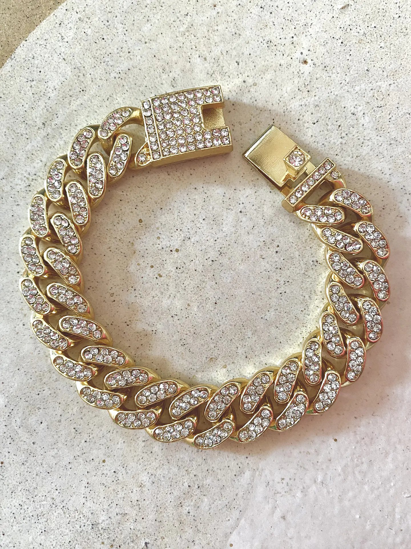 Maxi Pulsera Trenzada Circones gold  6