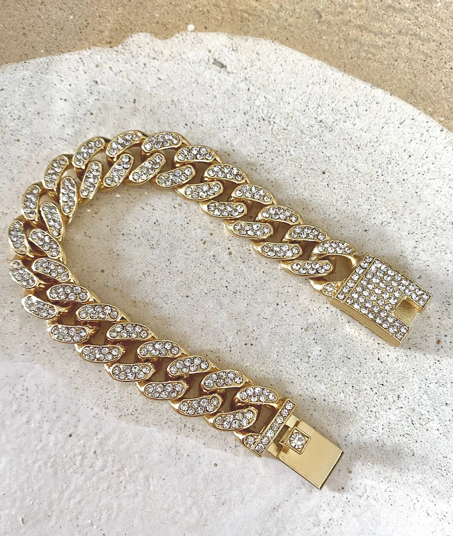 Maxi Pulsera Trenzada Circones gold  7