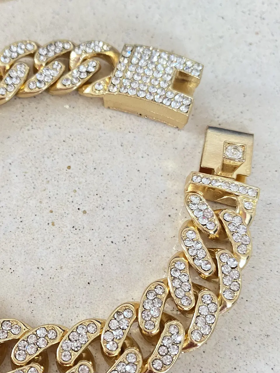 Maxi Pulsera Trenzada Circones gold  8
