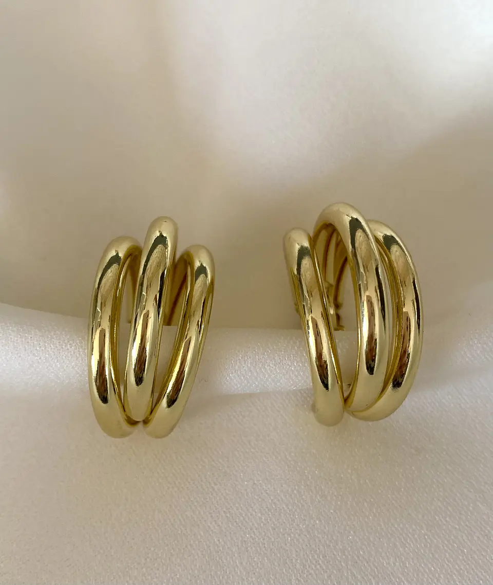 Aros Triple Argolla Stella 1