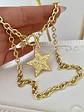 Collar Estrella Cristales Engastados y punto de luz lateral  - Miniatura 2