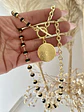 Collar Medalla Padre Nuestro Piedras Facetadas  - Miniatura 5