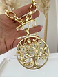 Collar Maxi Medallón Árbol de la Vida gold - Miniatura 2