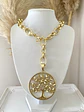 Collar Maxi Medallón Árbol de la Vida gold - Miniatura 10