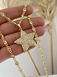 Collar Estrella Circones cadena cristales  - Miniatura 1