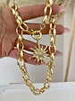 Collar Maxi Eslabones Sol Gold - Miniatura 3