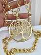 Collar Medallón Árbol del Vida eslabón Rolo Gold  - Miniatura 5