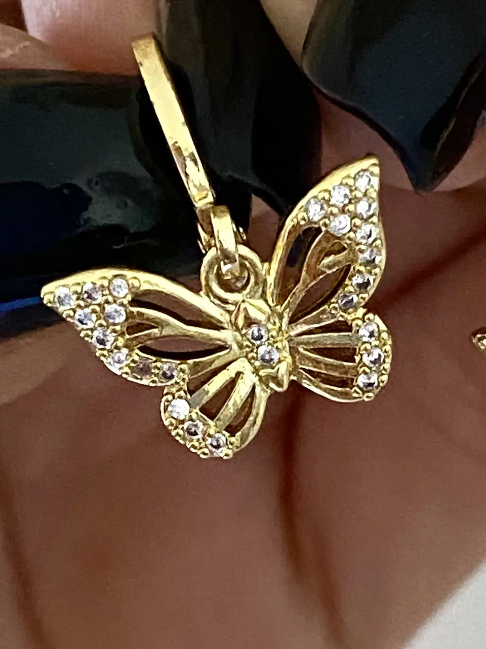 Aros Mariposa Circones Gold 2