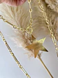 Collar XL Estrella Lijada eslabones mixtos Gold - Miniatura 4