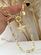 Collar Estrella Circones  Perla Gold  - Miniatura 1