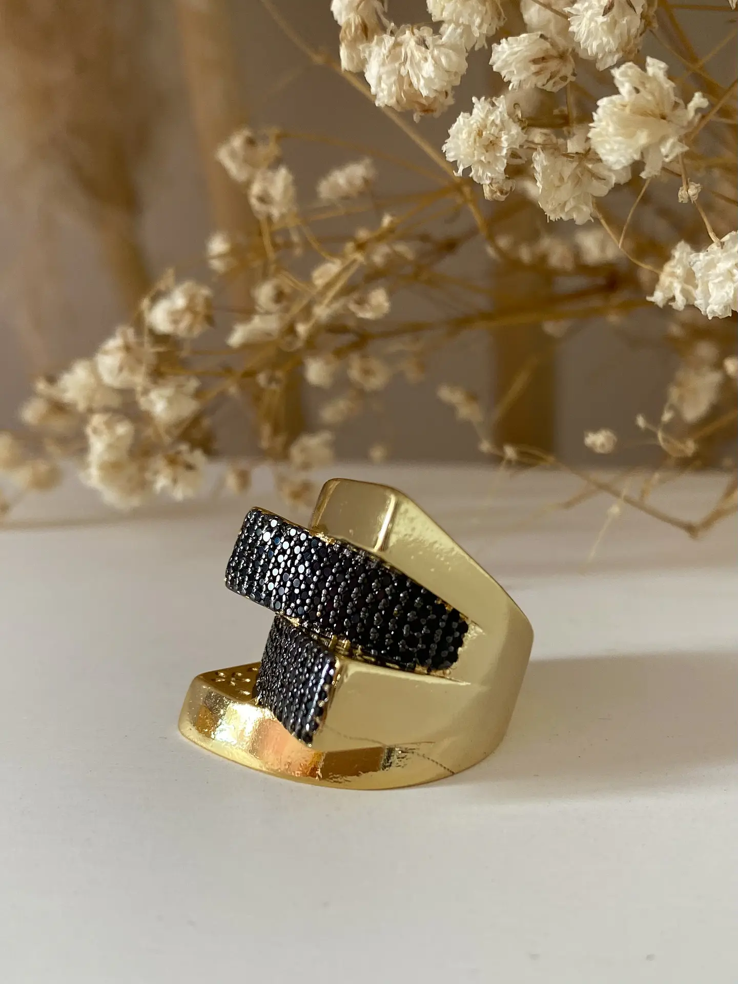 Anillo entrelazado Black Circones 3