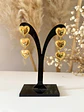 Aros Corazón Cascada Gold - Miniatura 1