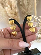 Aros Corazón Cascada Gold - Miniatura 2