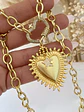 Collar Maxi Corazon  Sagrado Queen  - Miniatura 1