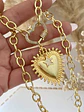 Collar Maxi Corazon  Sagrado Queen  - Miniatura 3