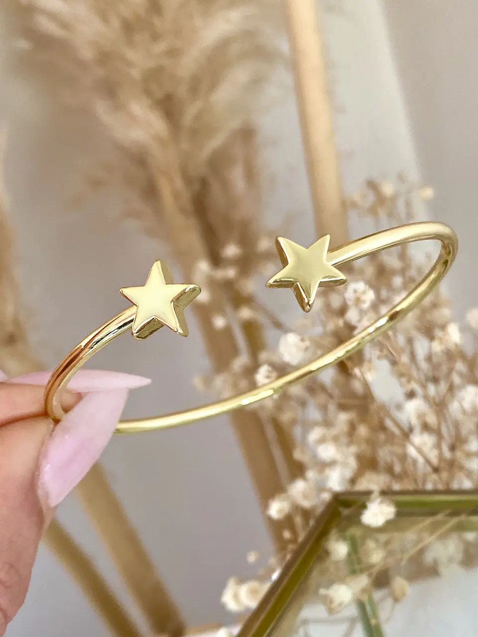Esclava Dúo Estrellas Gold  2