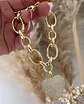 Maxi Pulsera Corazón Circones Eslabones XL  - Miniatura 4