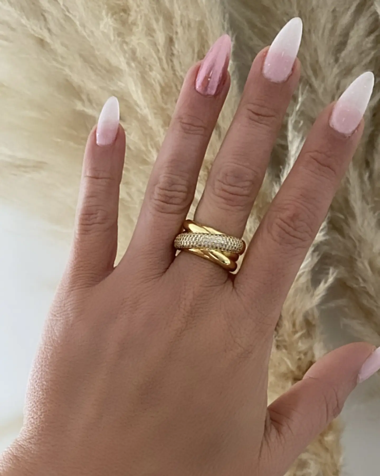 Anillo Entrelazado Catania Gold 1