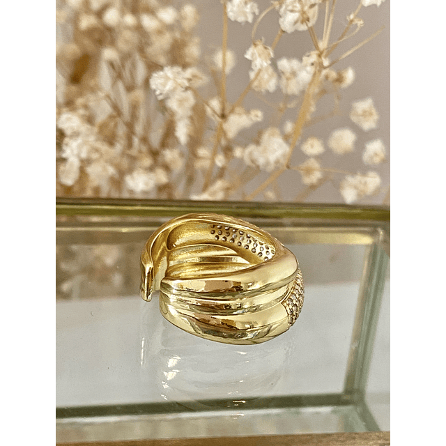 Anillo Entrelazado Catania Gold