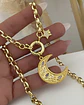 Collar Luna Cristales punto luz Estrella Gold - Miniatura 1