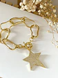 Maxi Pulsera Estrella Rockera Circones Gold  - Miniatura 3