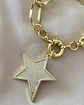 Maxi Pulsera Estrella Irregular Circones Gold - Miniatura 2