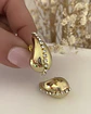 Aros Drops Gota Circones Gold - Miniatura 1