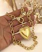 Collar Maxi Corazón Sagrado broche Corazón circones  - Miniatura 4