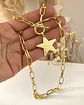 Collar Estrella Martillada Gold - Miniatura 2