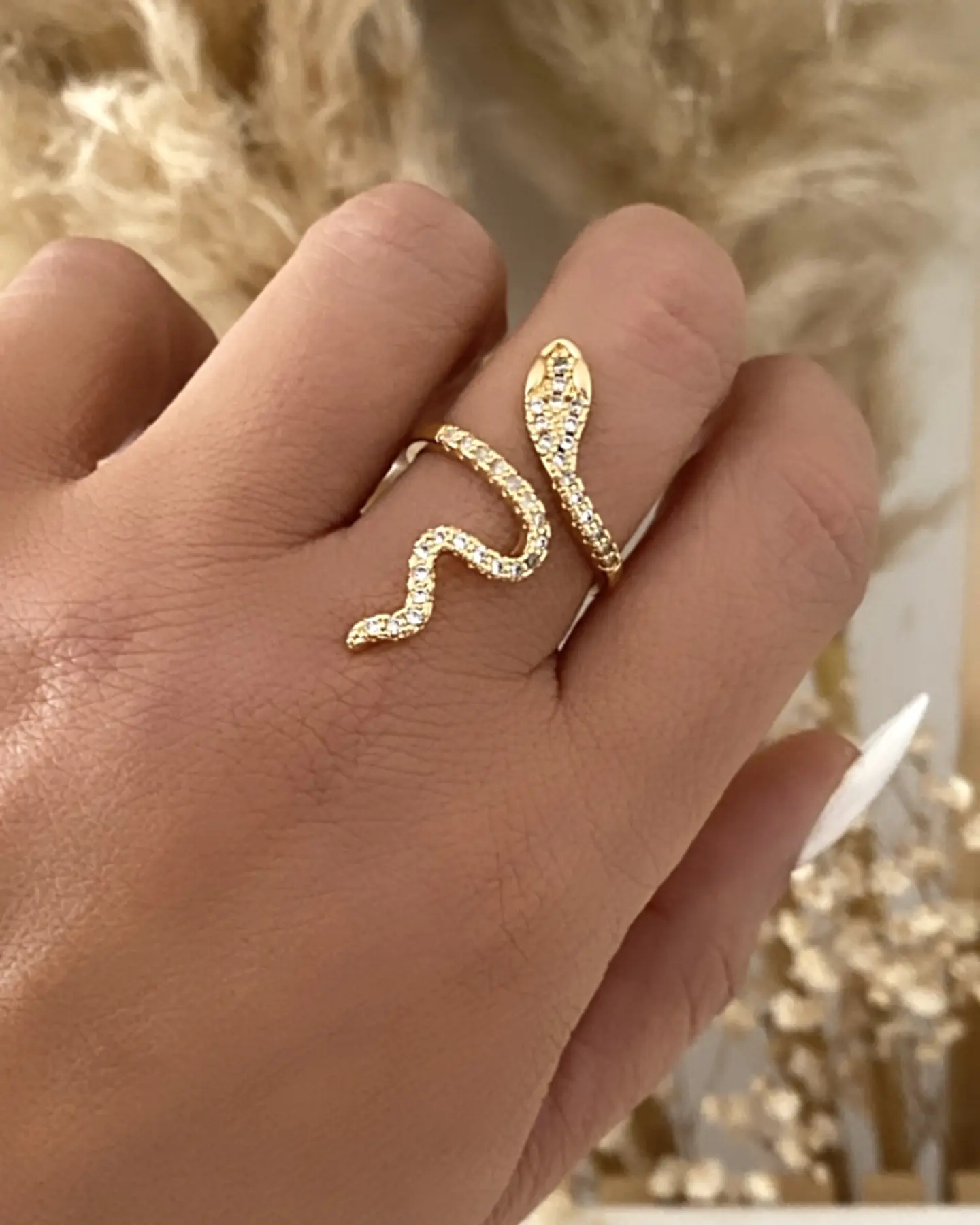 Anillo Serpiente Circones Gold 1