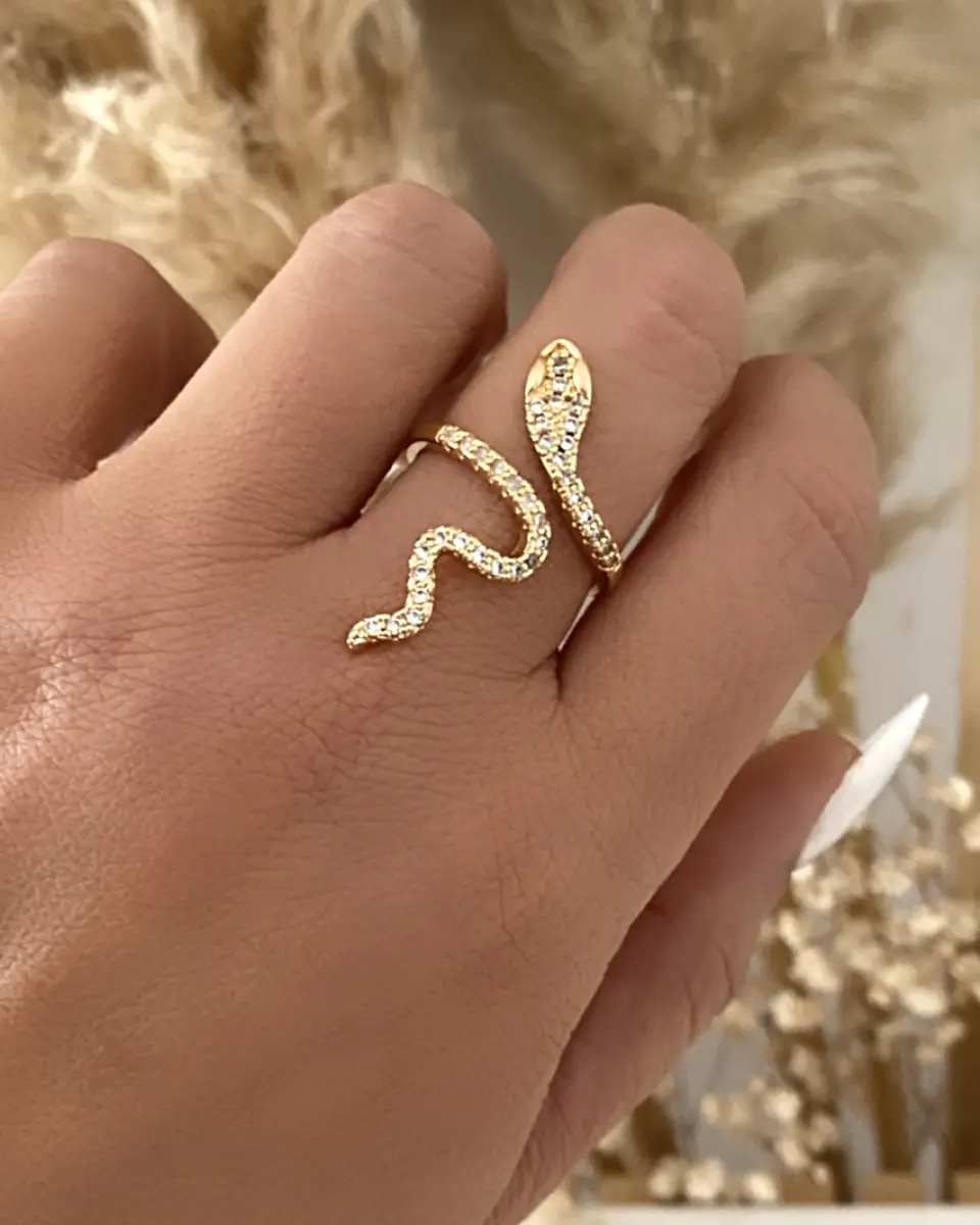 Anillo Serpiente Circones Gold 1