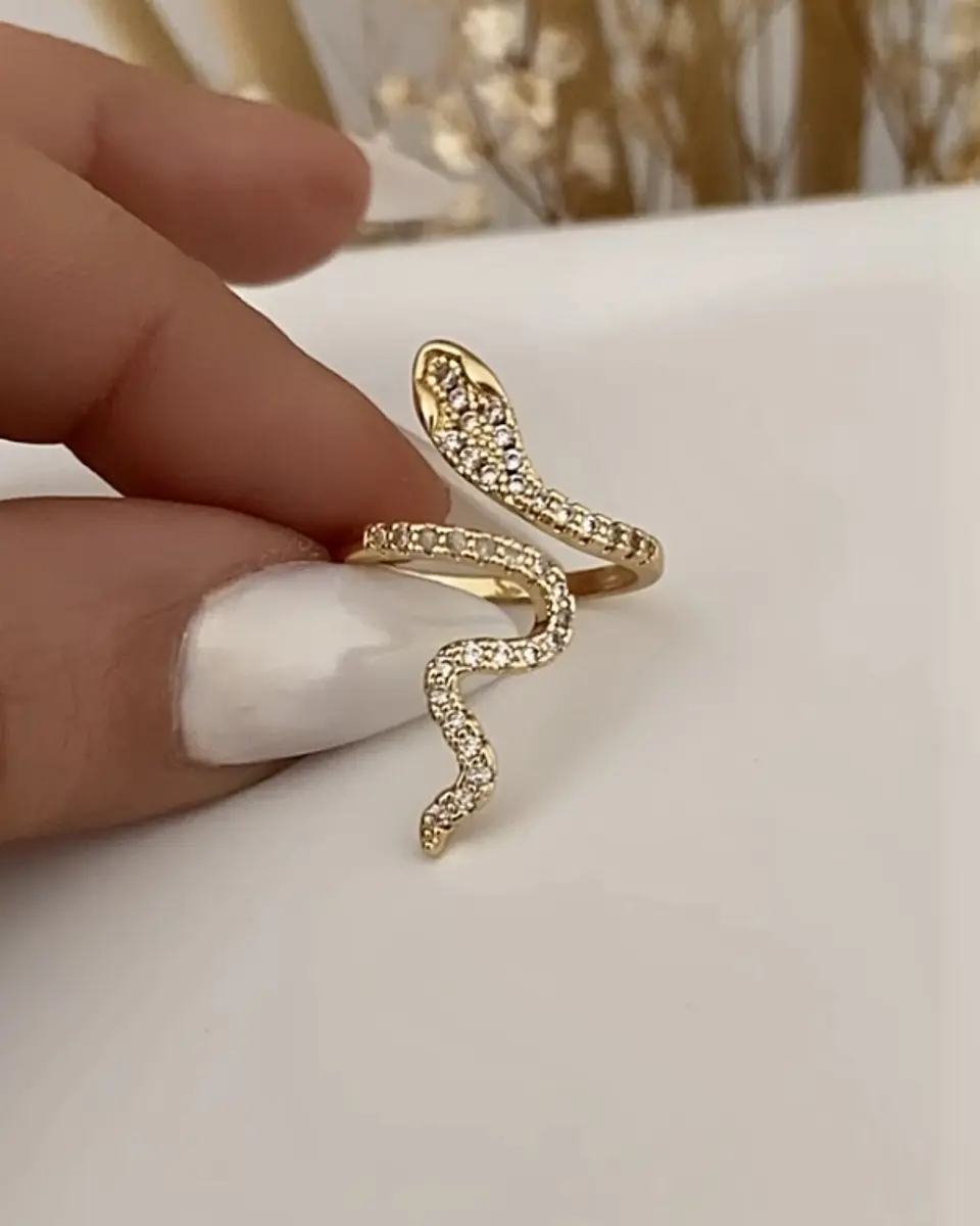 Anillo Serpiente Circones Gold 3