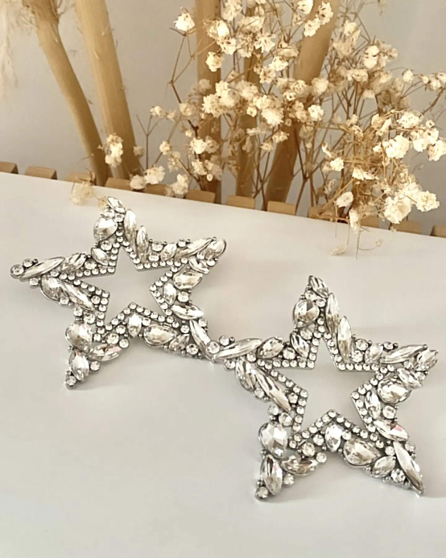 Maxi Aros Estrella Strass Silver 4