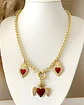 Collar Trio Corazones Sagrados  ﻿Rojos Circones - Miniatura 2