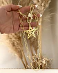 Collar XL Maxi Estrella Calada broche Candado Gold   - Miniatura 2