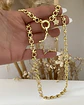 Collar Estrella Cuarzo eslabones mixtos punto luz gold  - Miniatura 2