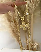 Collar XL Maxi Cruz Perlas Cristales  Gold - Miniatura 3