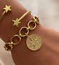 Pulsera con dije Medalla Sol Circones   - Miniatura 1