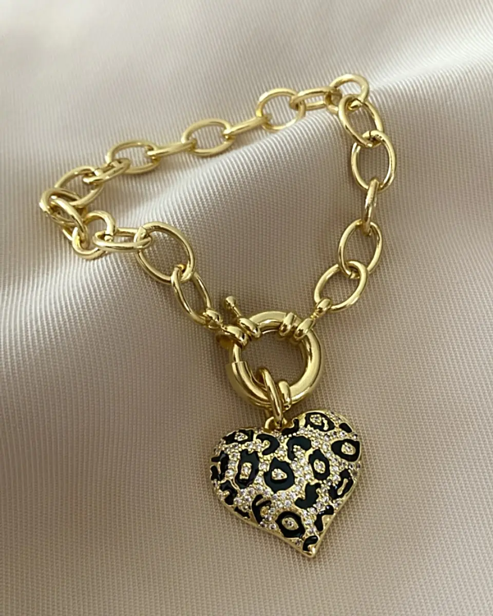 Pulsera Corazón Print Leo  1