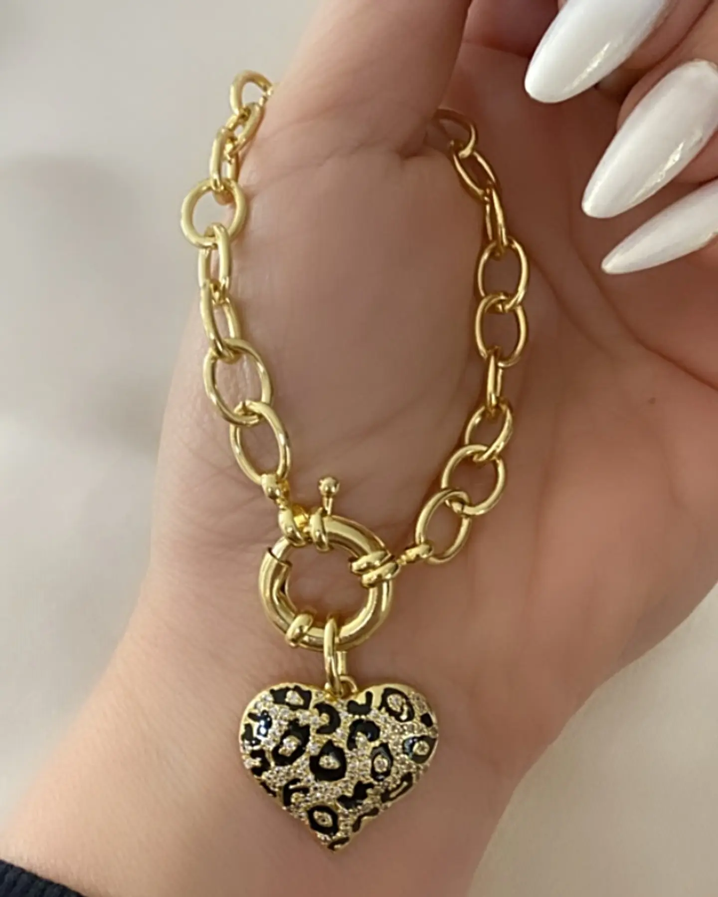 Pulsera Corazón Print Leo  2