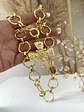 Collar Maxi Cruz Perlas Cristales eslabones maxi - Miniatura 2