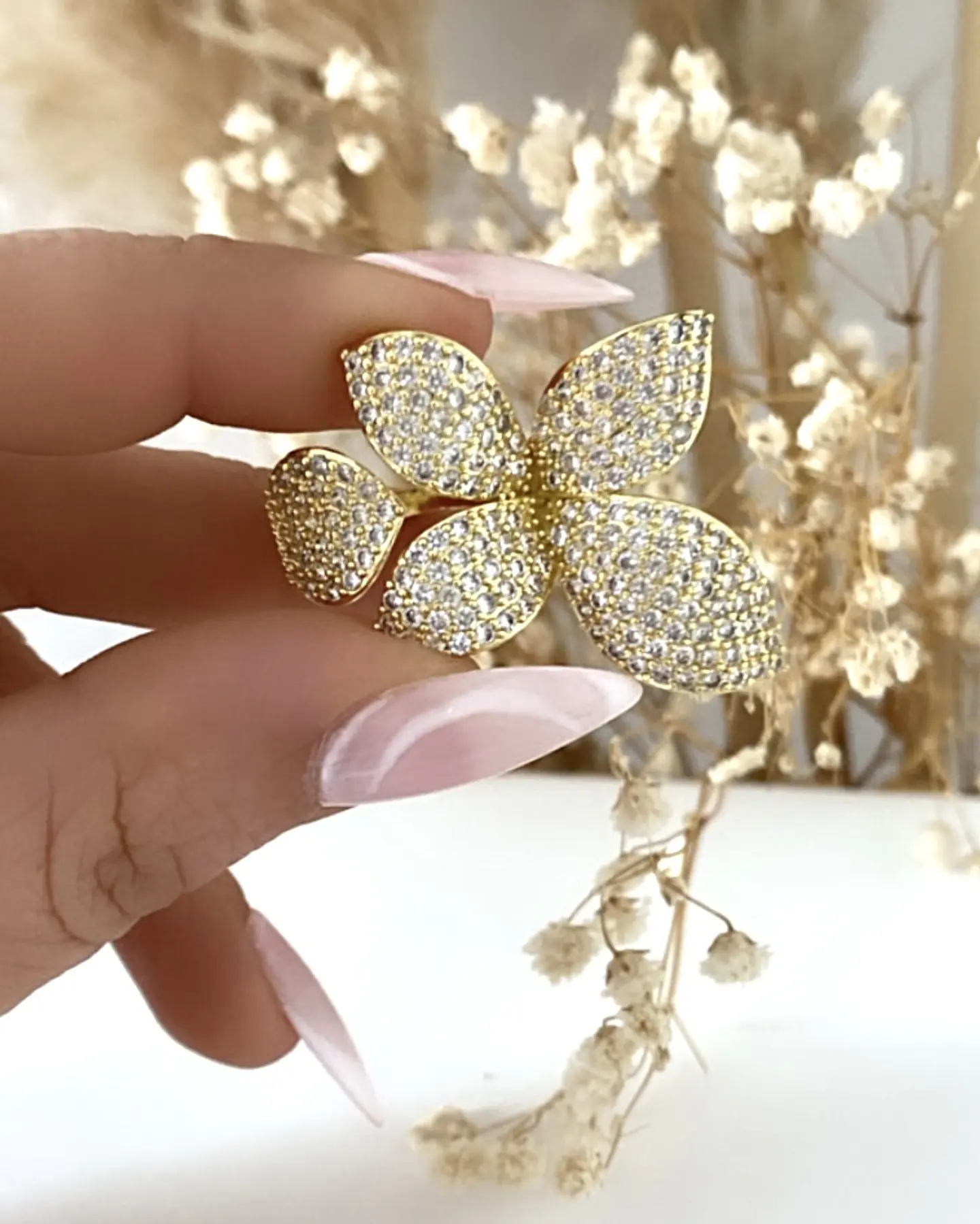 Maxi Anillo Mariposa Circones Gold 3