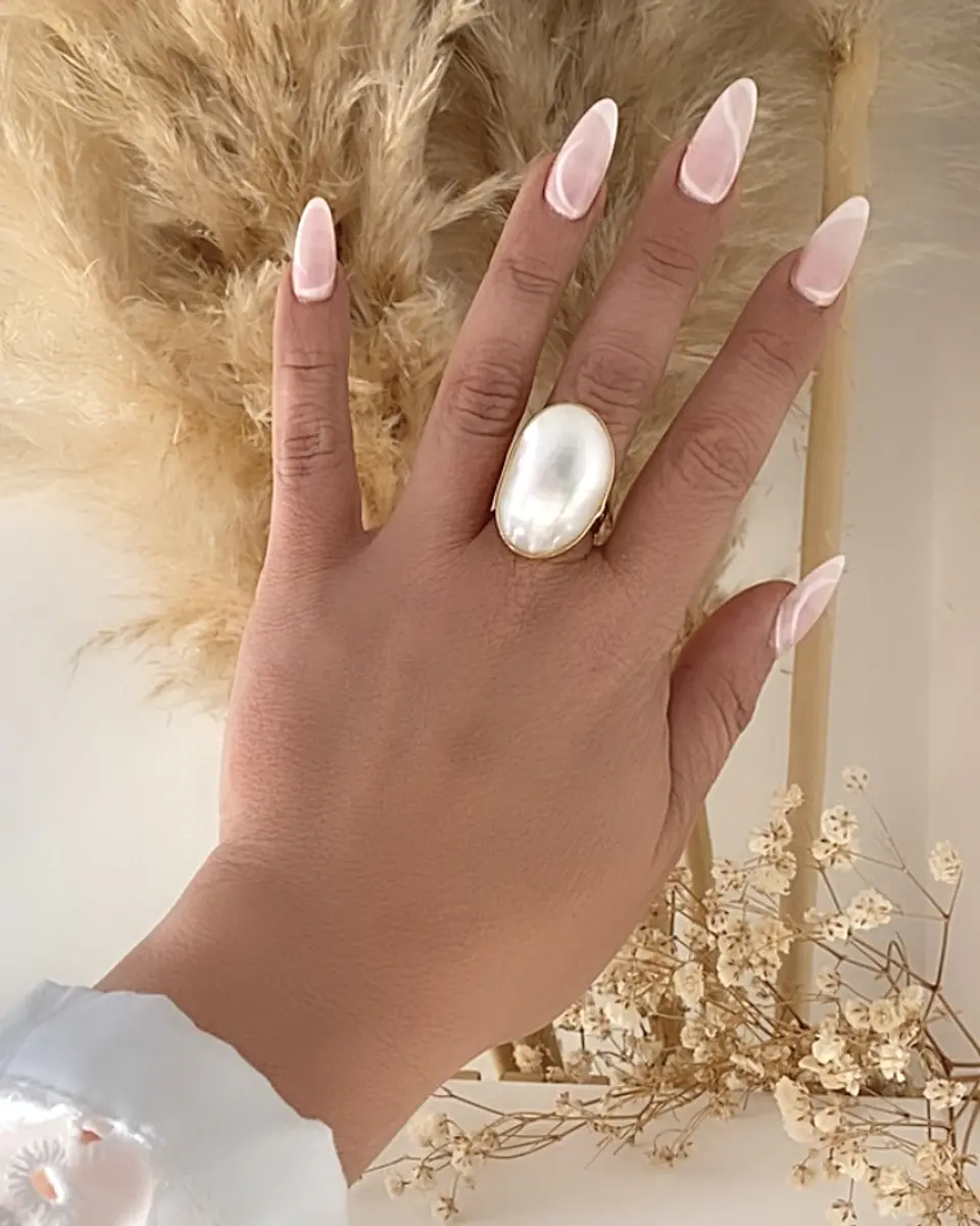 Maxi Anillo Boheme Nácar  1