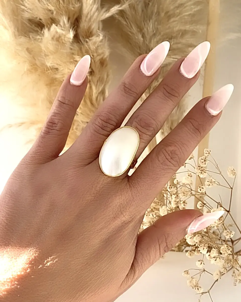 Maxi Anillo Boheme Nácar  6