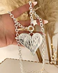 Collar Xl Maxi Corazon Silver y estrella  - Miniatura 2