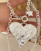 Collar Xl Maxi Corazon Silver y estrella  - Miniatura 3