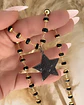 Collar Estrella Circones Black cristales facetados  - Miniatura 3